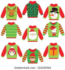 Christmas Sweater Vector Cartoon Illustration