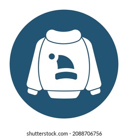 Icono del vector del suéter de Navidad que puede modificar o editar fácilmente 

