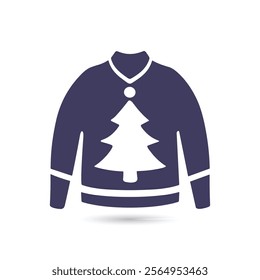 Christmas sweater vector. winter sweater. sweater icon