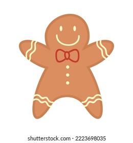 christmas sweet ginger cookie icon