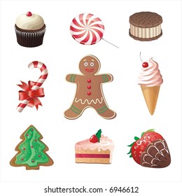 christmas sweets :) icons set