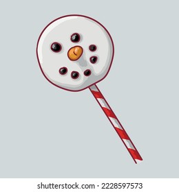 dulces de Navidad. Lollipop. Candy. Gráficos vectoriales