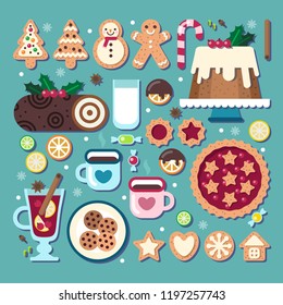 Christmas sweets set