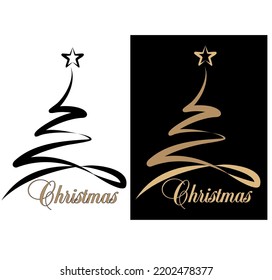 CHRISTMAS SYMBOL WITH DECORATED TREE ORNAMENT BALL