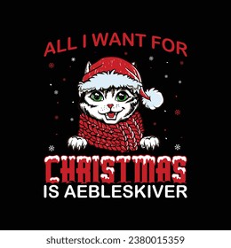 CHRISTMAS T HSIRT DESIGN VECTOR