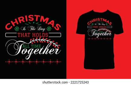 Christmas T Shirt, Bag, Cap And Mug Design. 