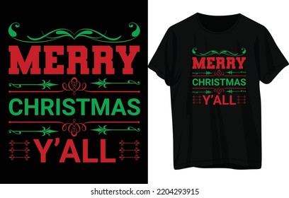 Christmas T -Shirt Design . 