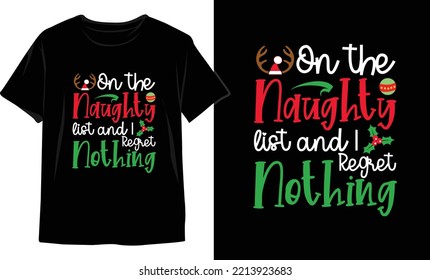 Christmas t shirt design. Christmas Crafts design. Santa SVG Design. Christmas Vector Graphics