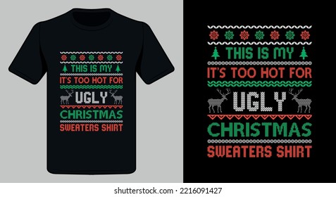 Christmas T Shirt Design .Merry Christmas t shirt design.