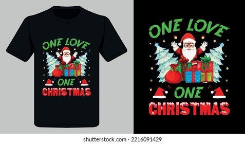 Christmas T Shirt Design .Merry Christmas t shirt design.