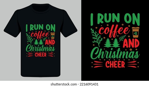 Christmas T Shirt Design .Merry Christmas t shirt design.