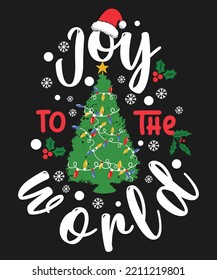 Christmas t shirt design and print template. Easy to editable and high quality design.