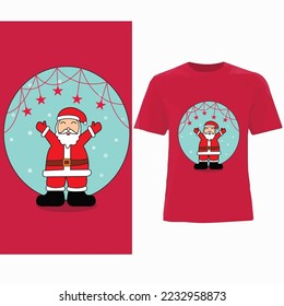 Christmas t shirt design and print template. Easy to editable and high quality file.