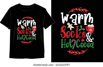 Christmas t shirt design. Christmas typography vector graphics