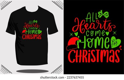 Christmas t shirt design or typography t shirt design for boys and girls
