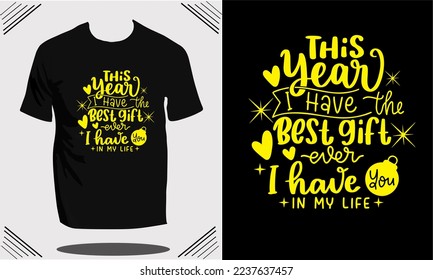 Christmas t shirt design or typography t shirt design for boys and girls