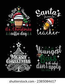 Christmas t shirt design, typography Christmas t shirt design, Christmas vector design  