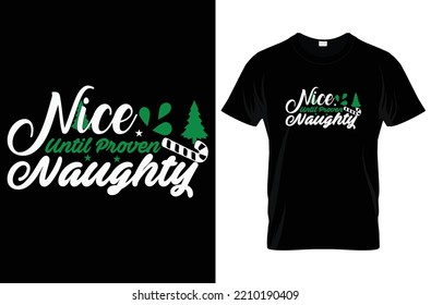 Vector de diseño de camisetas de Navidad y plantilla de tipografía