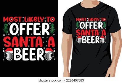 Christmas T shirt Design Vector