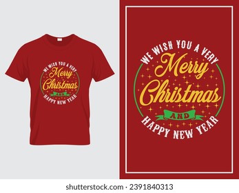 Christmas t shirt design vector Merry Christmas quotes