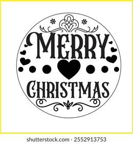 Christmas T shirt design vector