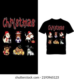 Christmas T Shirt Design-Christmas Shirt,Dogs Gift Xmas Men’s T-shirt Top Tee, Christmas Shirt,Merry Christmas Family Shirts,Matching Christmas Shirts.