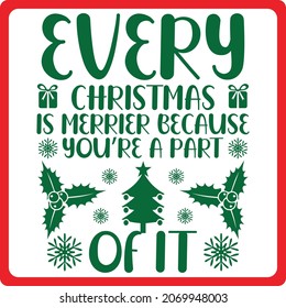 christmas t shirt and svg design