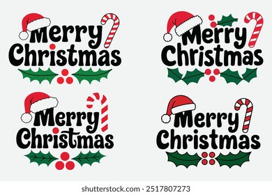 Christmas t shirts designs vector