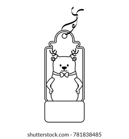 christmas tag hanging icon