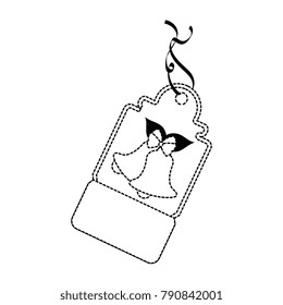 christmas tag hanging icon