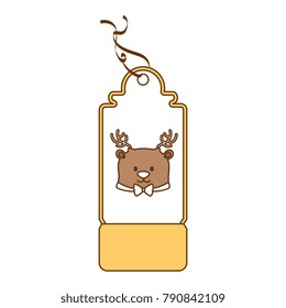 christmas tag hanging icon