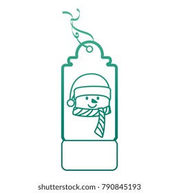 christmas tag hanging icon
