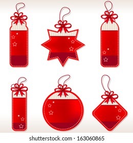 Conjunto de etiquetas de Navidad