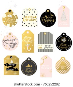 Christmas tag set