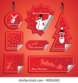 Christmas tag set