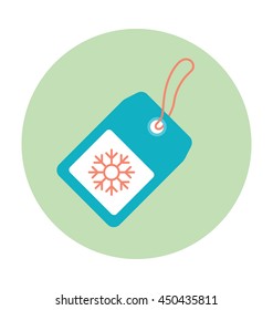 Christmas Tag Vector Icon