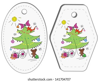 Christmas tags