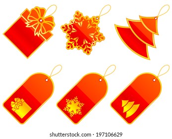Christmas tags.