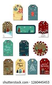 Christmas tags cute collection