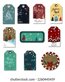 Christmas tags cute collection