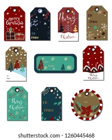 Christmas tags cute collection