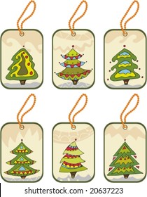 christmas tags set