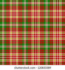 Christmas tartan pattern