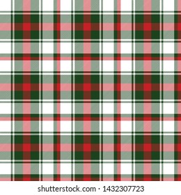 Christmas Tartan Plaid Pattern Red Green Stock Vector (Royalty Free ...