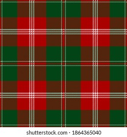 Weihnachtsplante. Textile Musterung für Kissen, Hemden, Weihnachtssocken, Tischdecken usw.