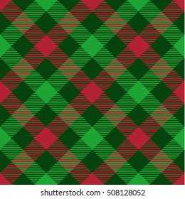 Christmas Tartan Seamless Patterns. Tartan plaid  background. Seamless samples for background, suitable for Christmas and New Year. Suits for decorative paper  well as for hand crafts and DIY