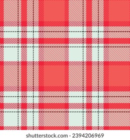 Christmas Tartan vs Plaids pattern seamless red white colour background.  Buffolo check flannel art design fo print fabric clots jacket kilt cotton fashion lumberjack 