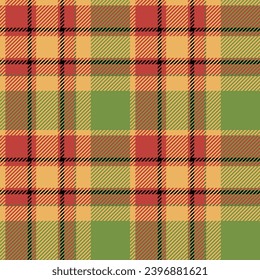 Christmas Tartan vs Plaids pattern seamless red green yellow colour background.  Xmas Scottish Buffolo check flannel art design fo print fabric clots jacket kilt cotton fashion lumberjack 