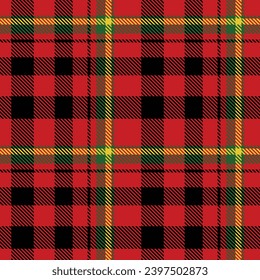 Christmas Tartan vs Plaids pattern seamless dark red green colour background.  Xmas Traditional Scottish Buffolo check flannel art design fo print fabric clots jacket kilt cotton fashion lumberjack