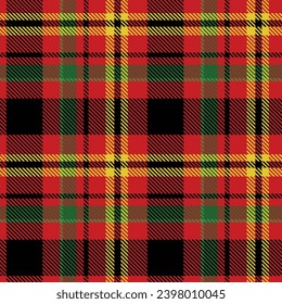 Christmas Tartan vs Plaids pattern seamless red green colour background.  Xmas Scottish Buffolo check flannel art design fo print fabric clots jacket kilt cotton fashion lumberjack 